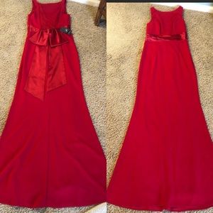 ♥️Red Adrianna Papell long dress